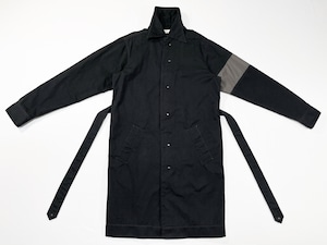 21SS 高密度平織り綿100%ステンカラーコート / High density cotton soutien collar coat