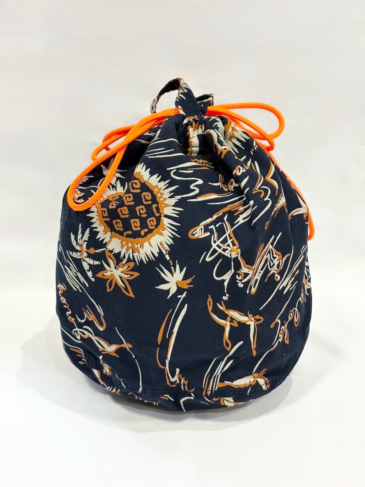 NAPRON・SUMMER PATTERN PATIENTS BAG・NAVY