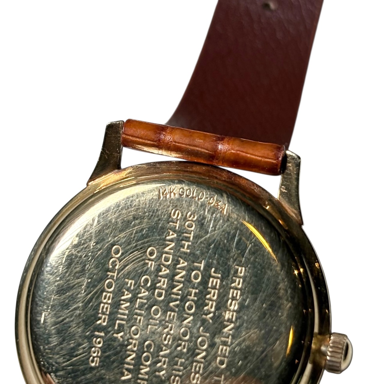 vintage 1960’s HAMILTON k14 gold case automatic watch “thin-o-matic”