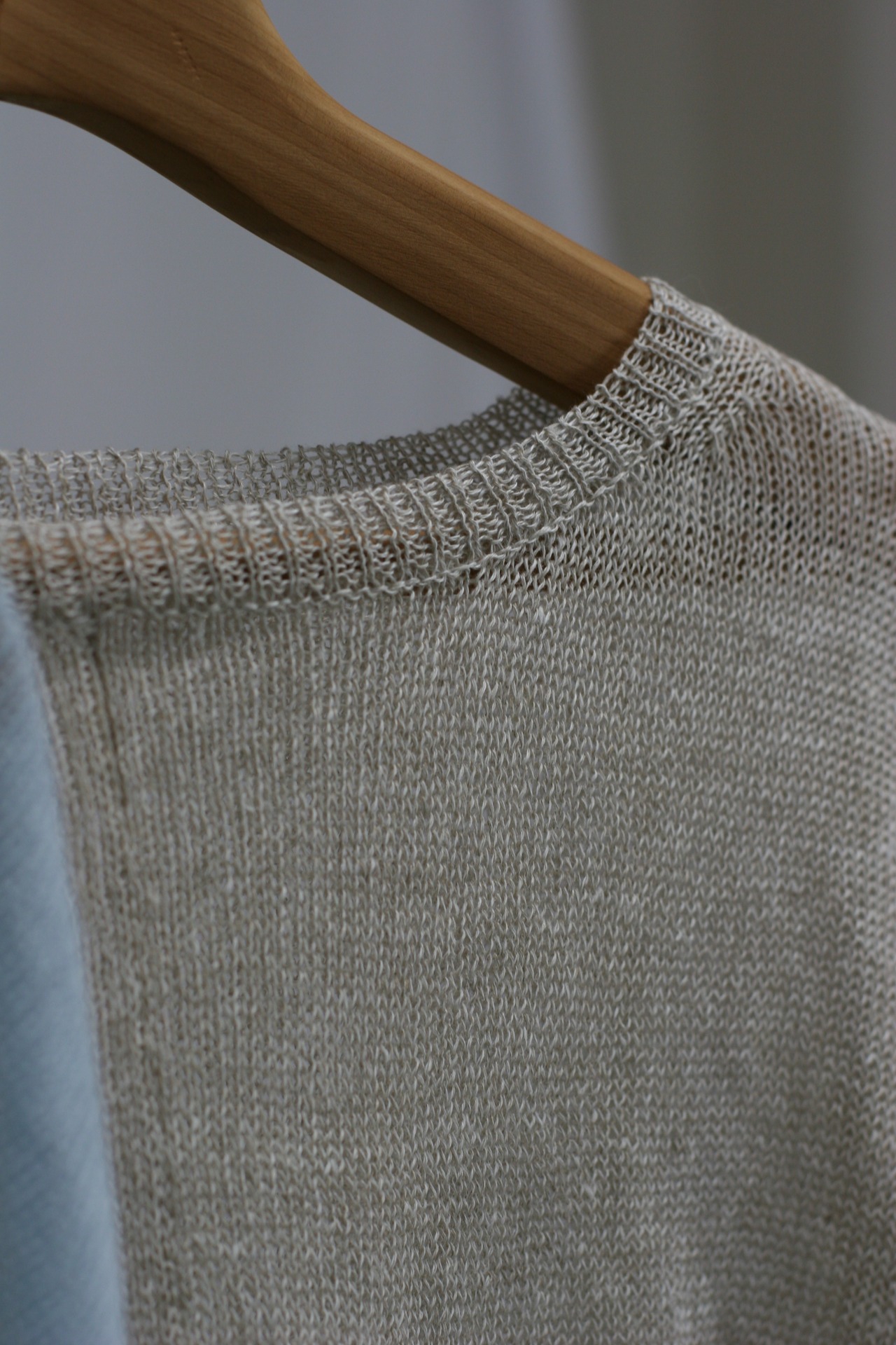 suzuki takayuki / knitted cape（リネンニットプルオーバー）