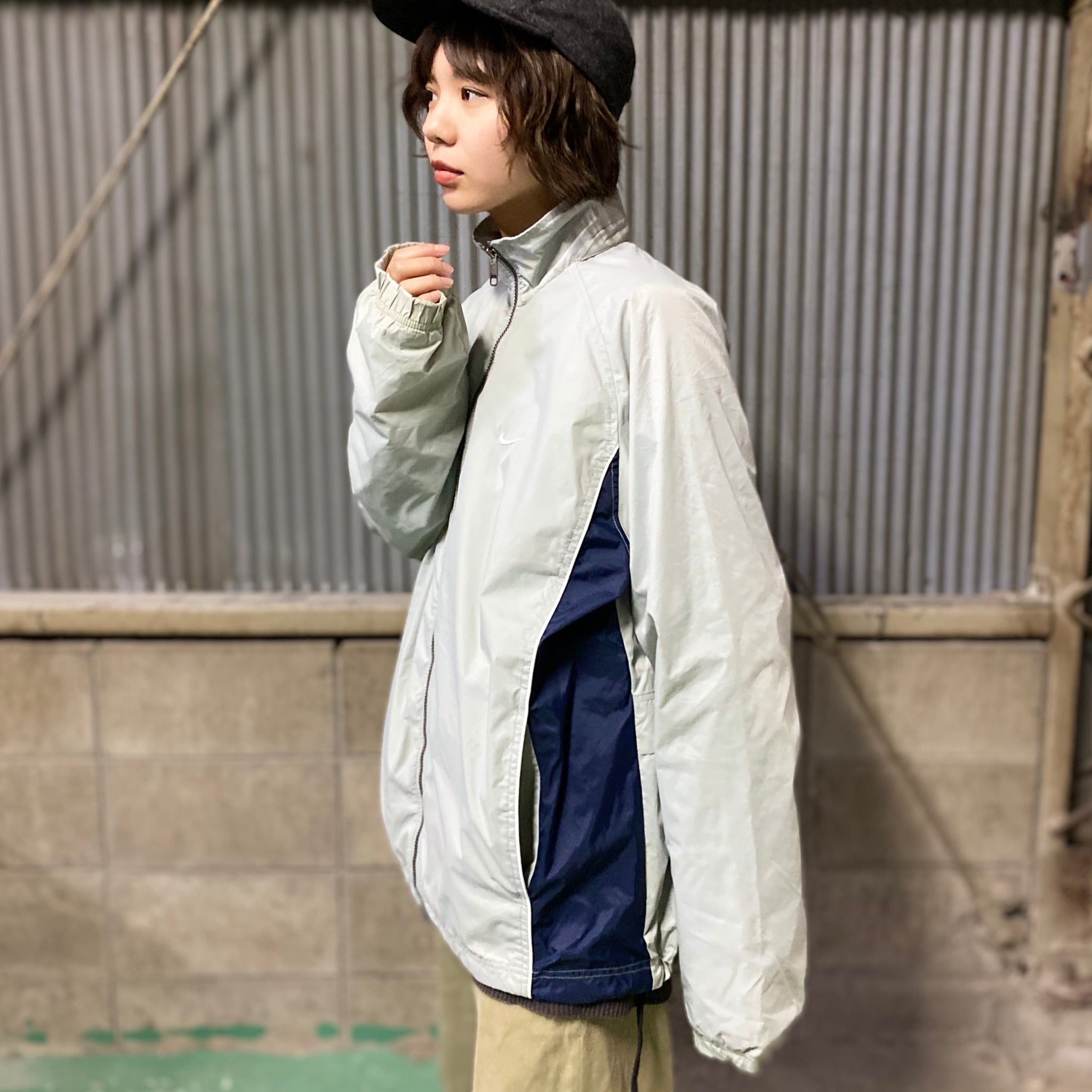 ◎NIKE フルジップ ナイロンジャケット【XL】