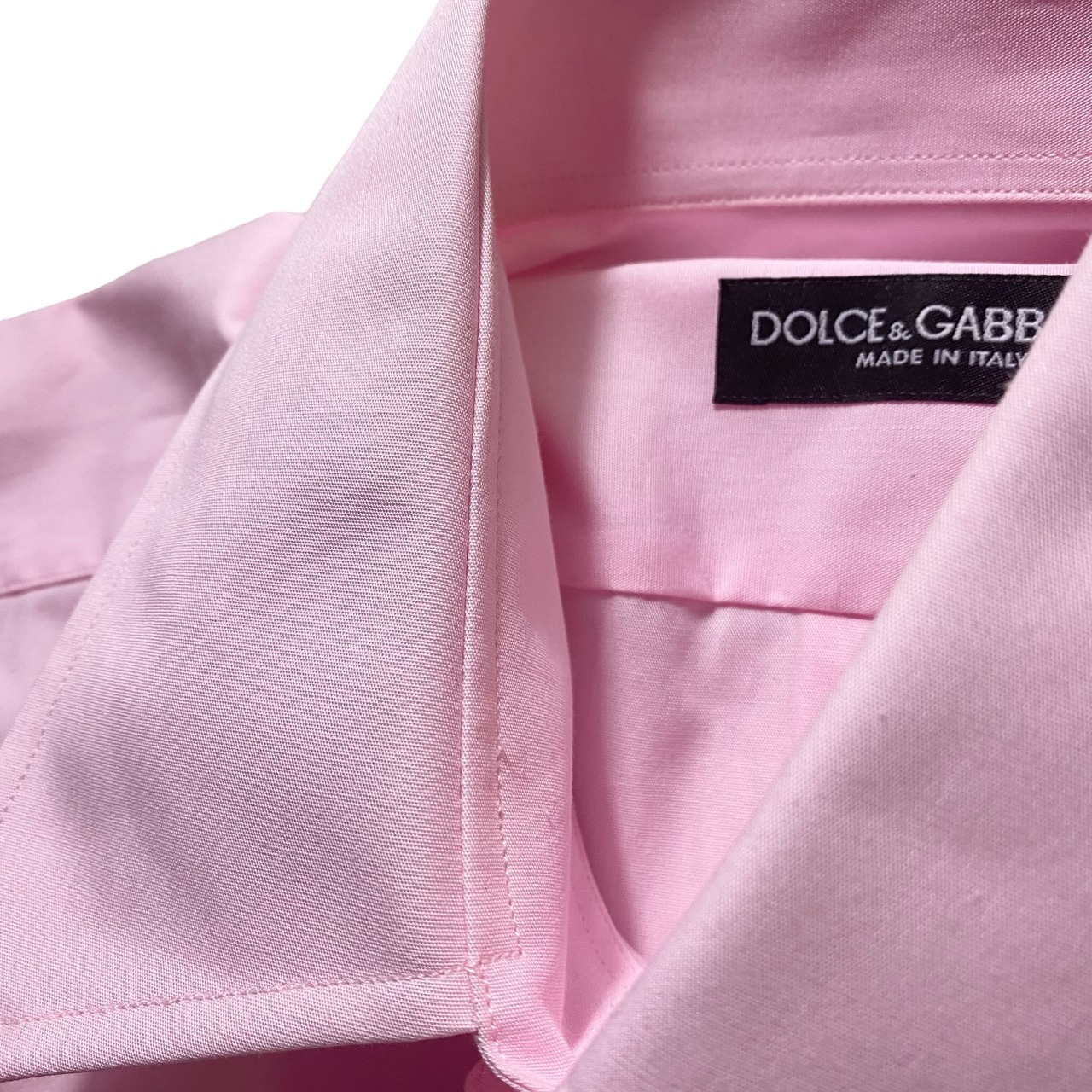 DOLCE&GABBANA pink cotton shirt