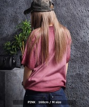 ◆スプレー加工 テレコTシャツ◆wi-195532