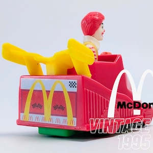 ☆ VINTAGE 1995 ☆【 McDonald's ( マクドナルド ) 】1995年マクドナルドミールトイ『 マックターボ(McTurbo)ドナルド号 』ロナルド・マクドナルド / ドナルド・マクドナルド / ハッピーミール 〚アメリカン雑貨 アメトイ〛
