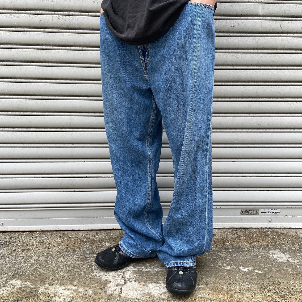 Levi'sシルバータブ ルーズストレート ワイドデニムパンツ W38