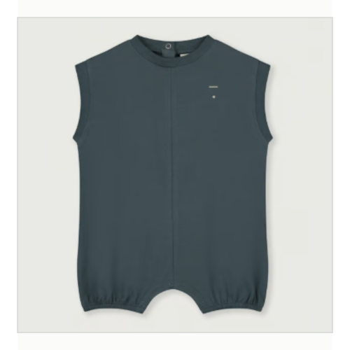 GRAY LABEL　Baby Pintuck Suit - Blue Grey