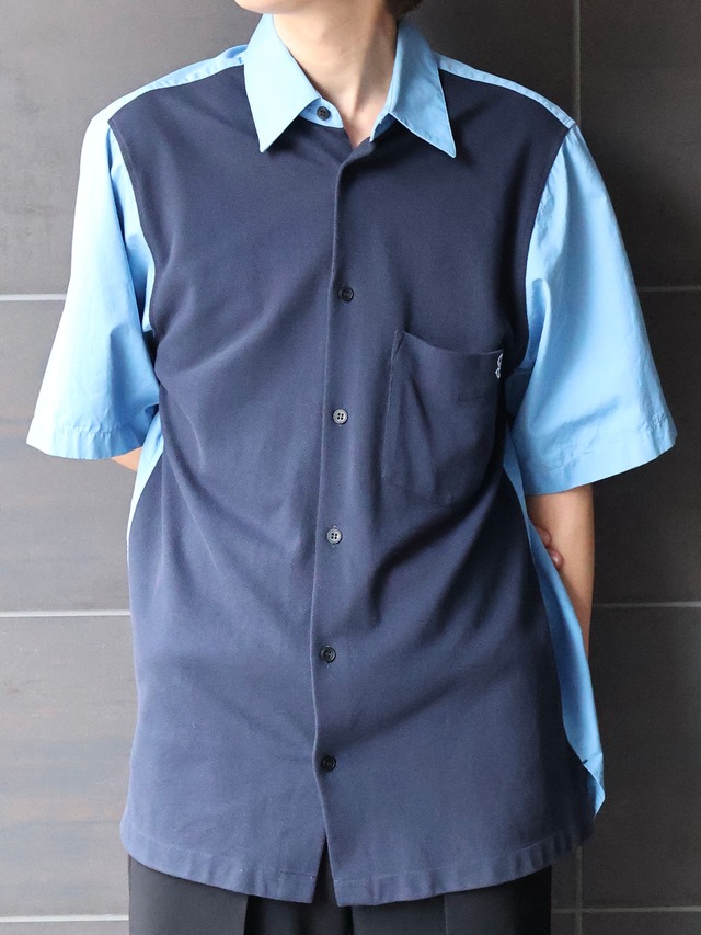 【stella mccartney】oversize bicolor shirt