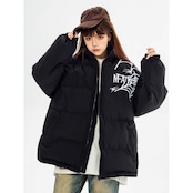 【暖かさUP】クモの巣中綿ジャケット T1313