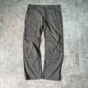 20s グレー ダブルニー Carhartt カーハート パンツ 36×32