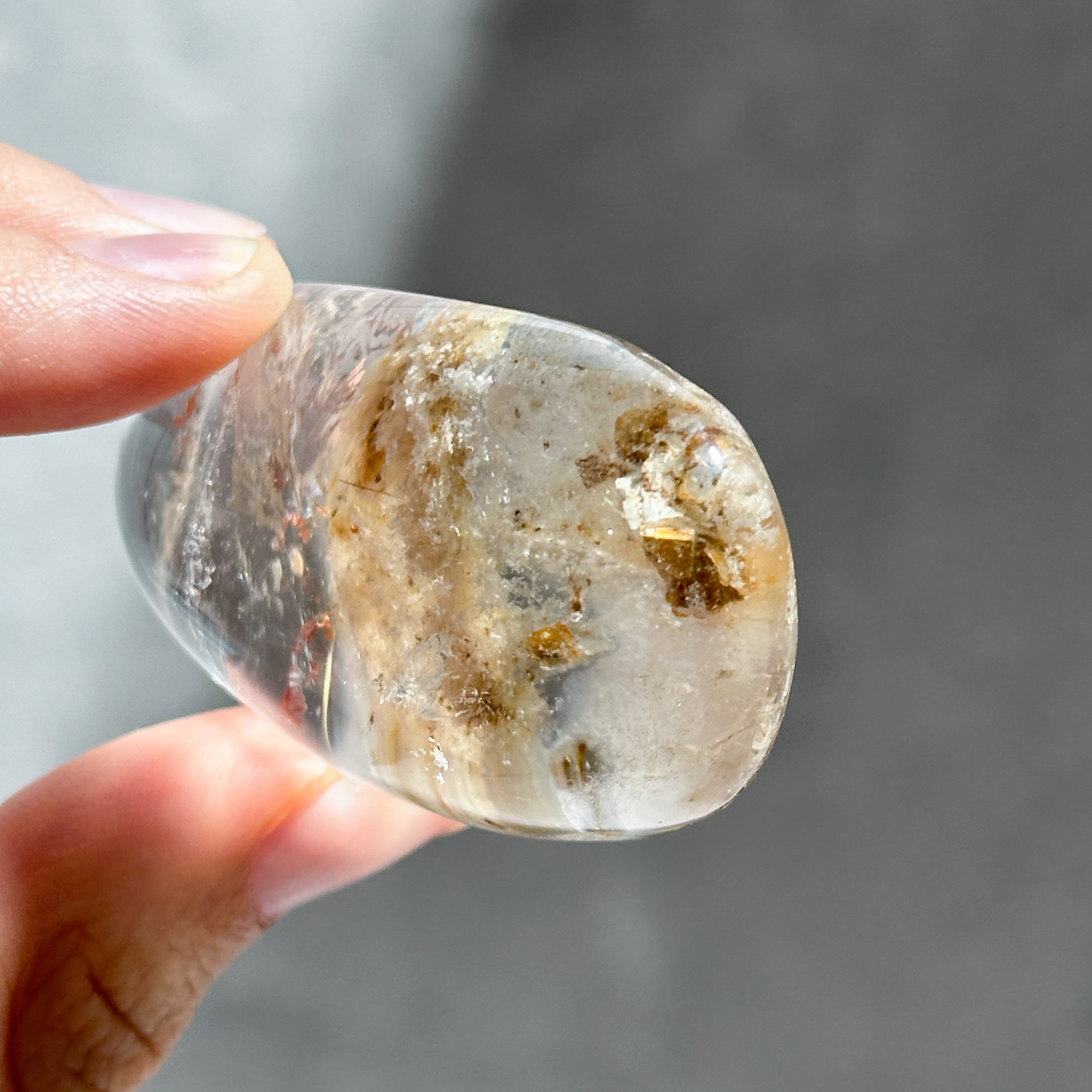 ミナスジェライス産ガーデンクォーツ レンズ32◇ Garden Quartz