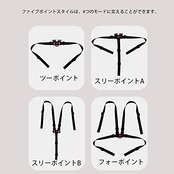 CXINCFBFUSH チェアベルト 5点式 ベビーカーベルト セーフティベルト タイプ 肩パッド付 ん 黒
