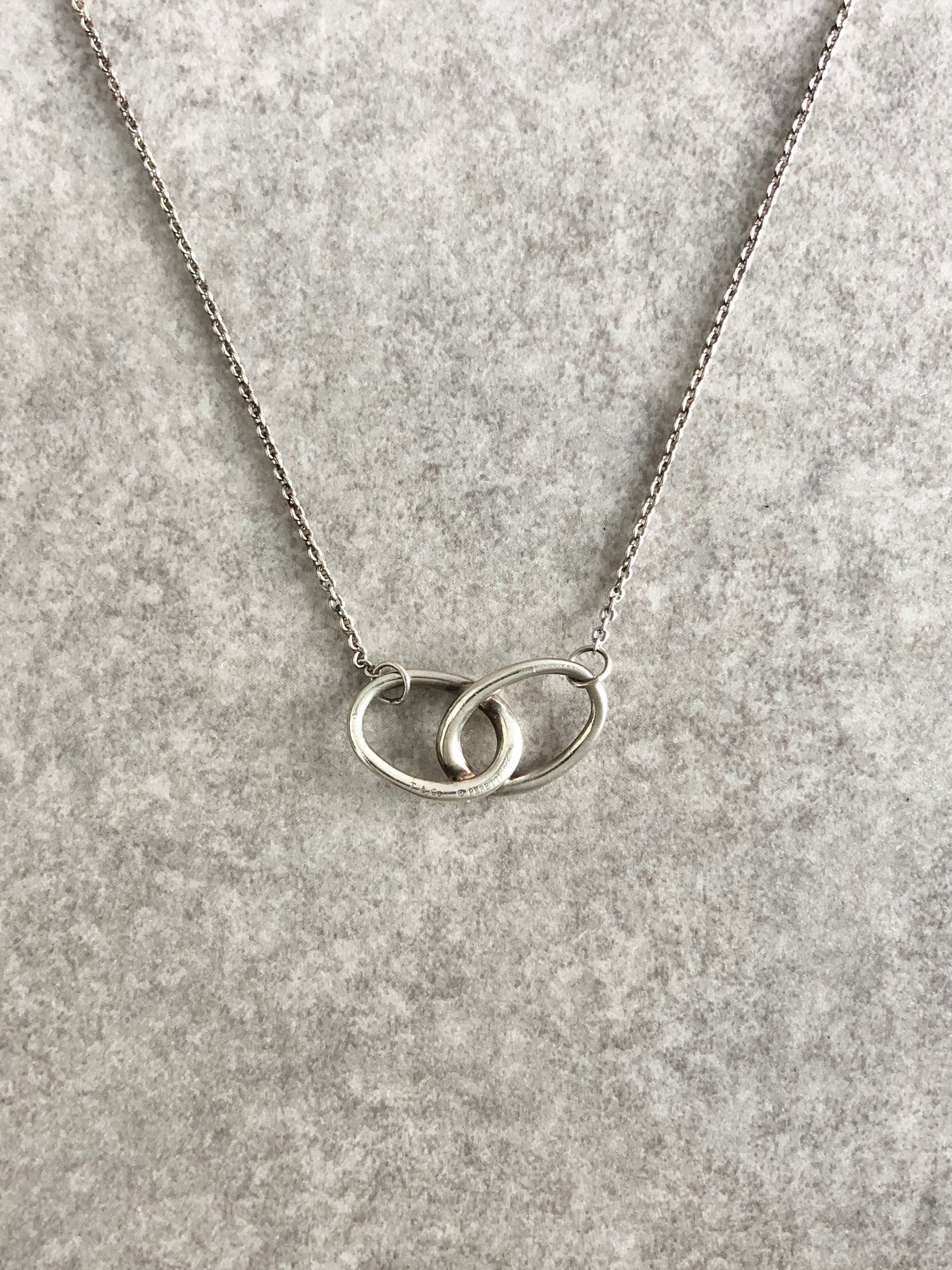 Tiffany & Co. ティファニー ネックレス シルバー ダブルループ 925