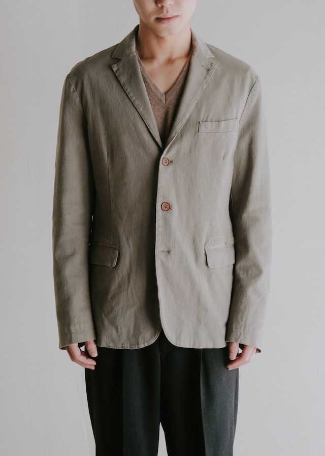 90's MARCEL LASSANCE PARIS 3B corduroy tailored jacket