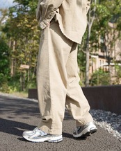 【#Re:room】VINTAGE WASHED COLOR TUCK WIDE PANTS［REP306］
