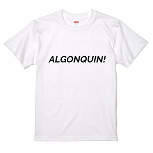 定番【ALGONQUIN!】ロゴTシャツ