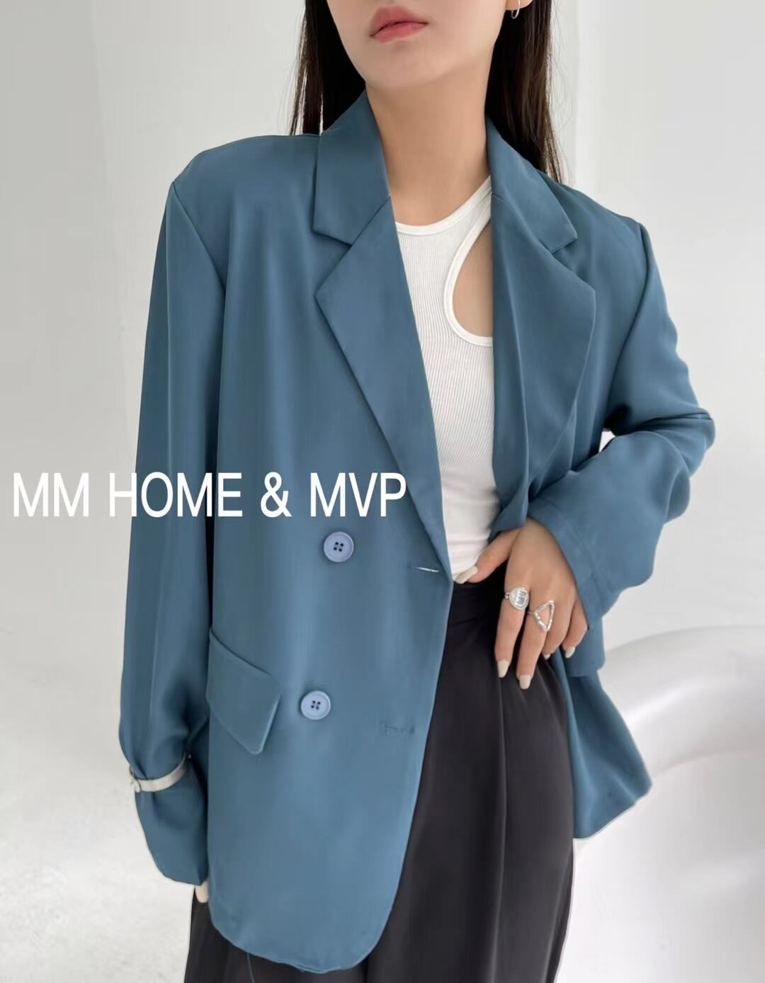 ダブルボタンジャケット　AJ42441-686