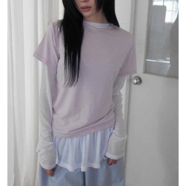 フリルレイヤードトップ