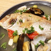 天然 明石鯛 まるごとアクアパッツァ 冷凍グルメ タイ お取り寄せ ギフト プレゼント 産地直送 明石蛸仙人