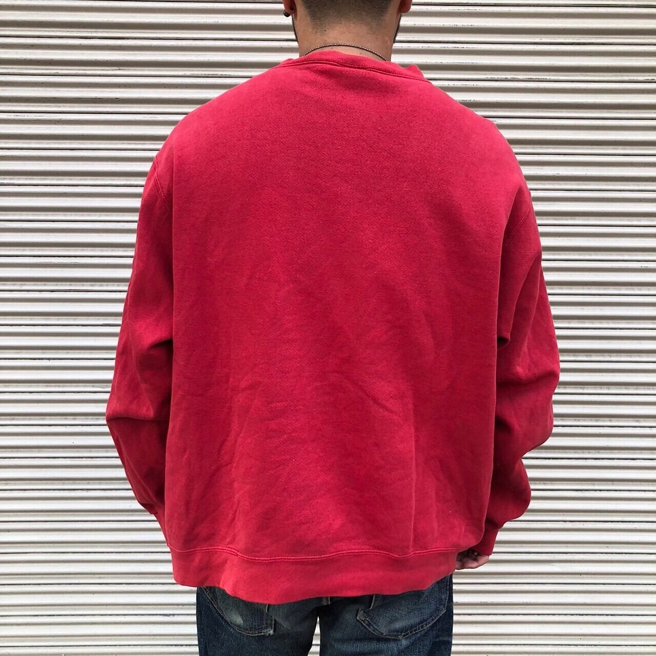 90s USA製 無地 スウェット ヴィンテージ トレーナー レッド 赤 90s USA製 無地 スウェット ヴィンテージ トレーナー レッド 赤