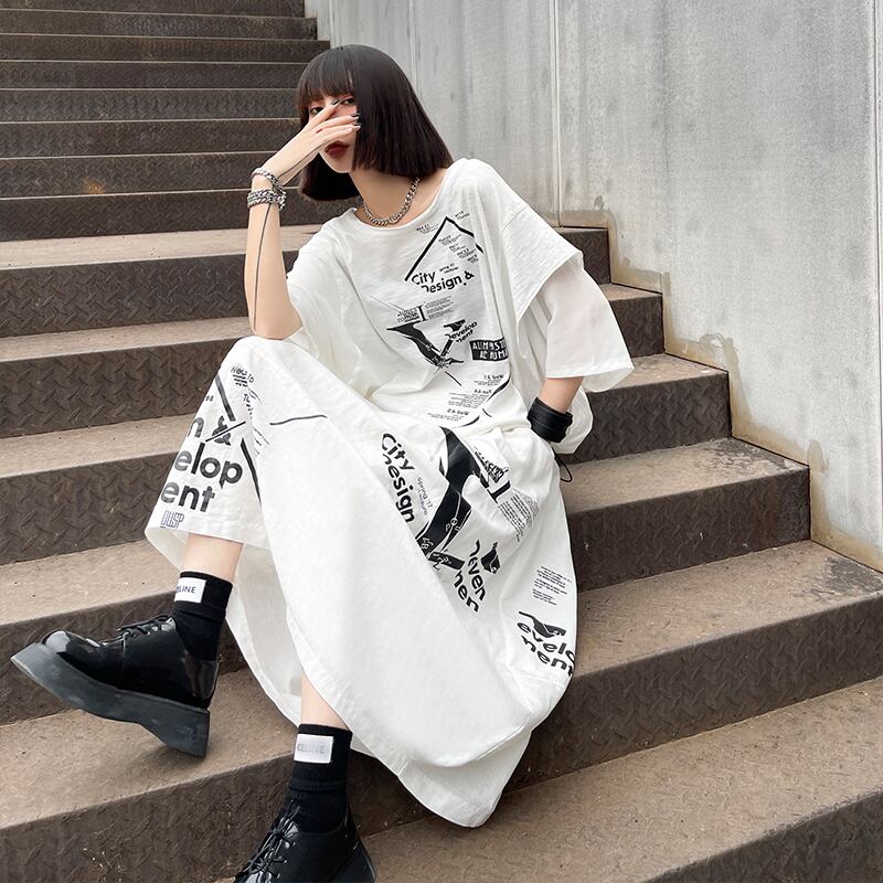 スタイルサマーTシャツ トップス スカート 夏物 ラブタオタオダレンハウス43087267492