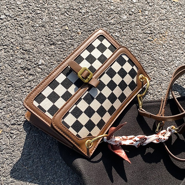 オータムウィンター 秋物 冬物 スクウェア メッセンジャーバッグ 手作りハンドバック95217769696