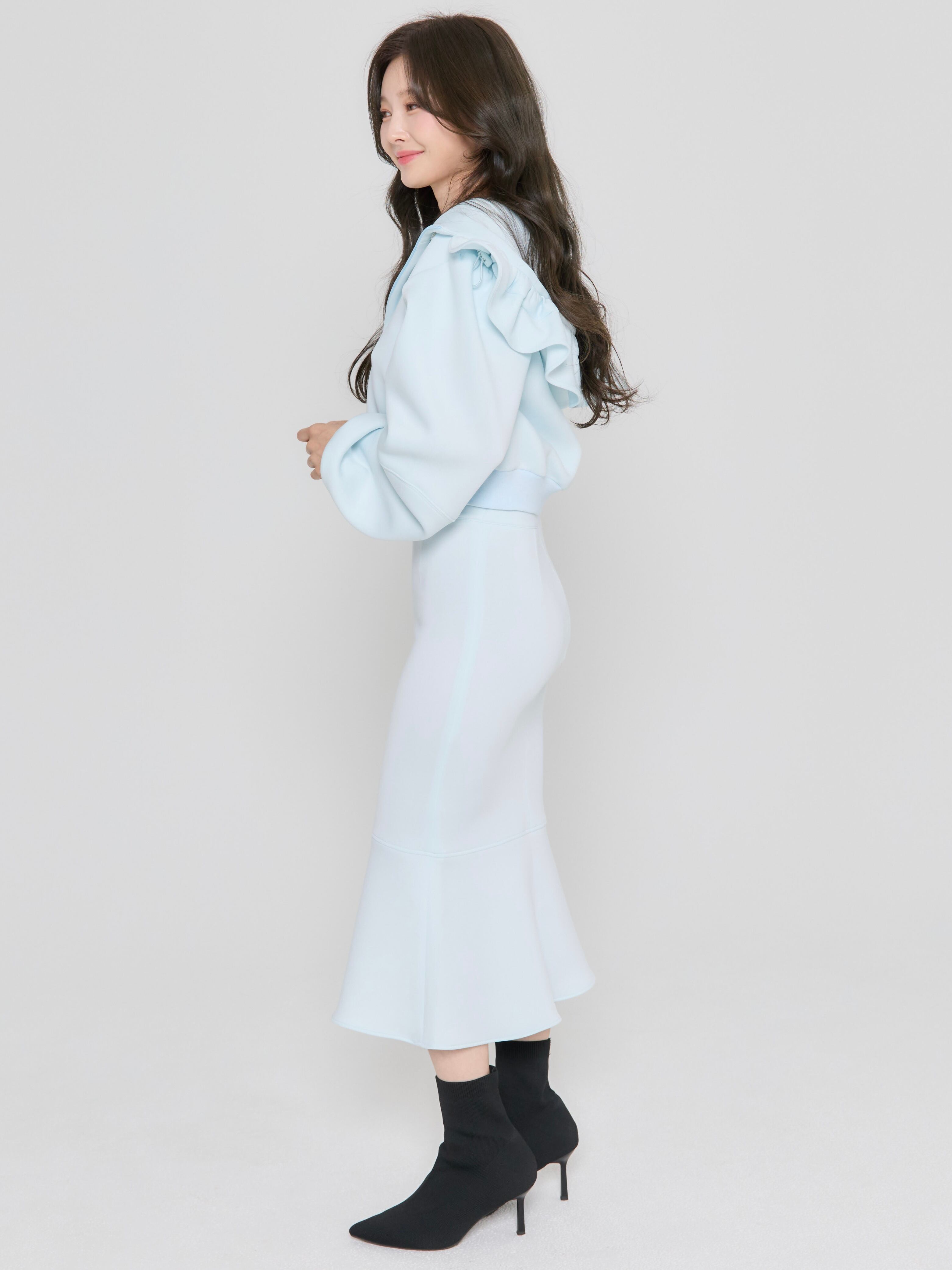 JILTU baby fril hoodie skirt セットアップ-