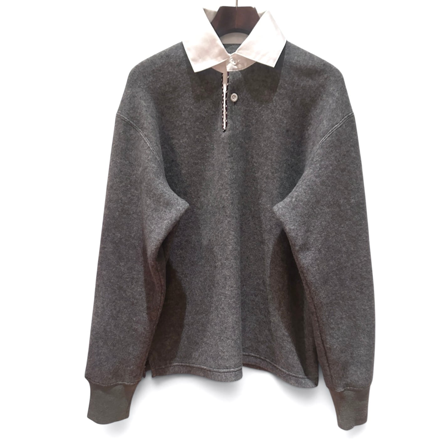 FUMIKA_UCHIDA  [WOOL FRENCH TERRY RUGBY SHIRT]