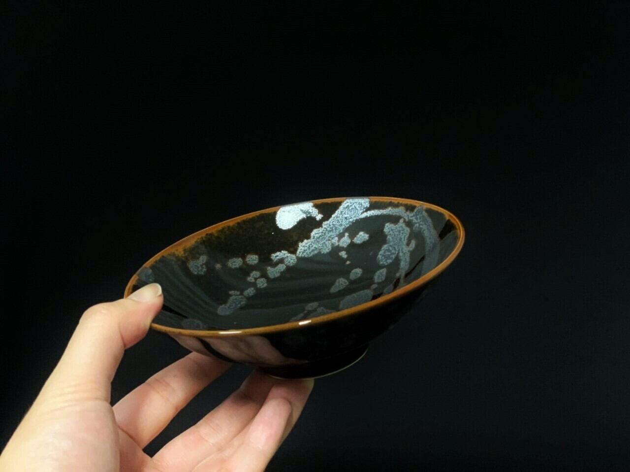 井上祐希作】天目銀滴銘々皿 （小） | Pay ID