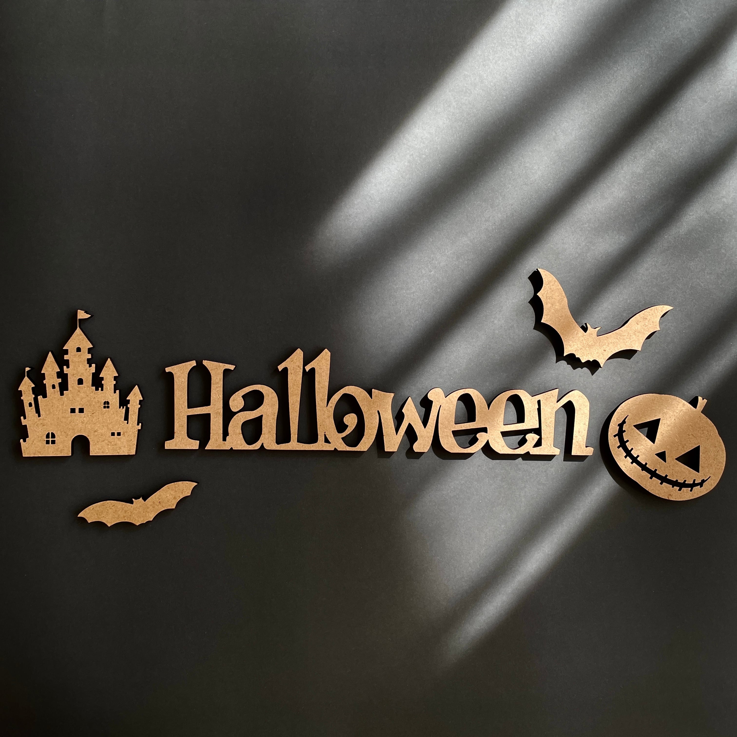 木製レターバナー 【 Halloween A 】ハロウィン ガーランド 飾り おしゃれ