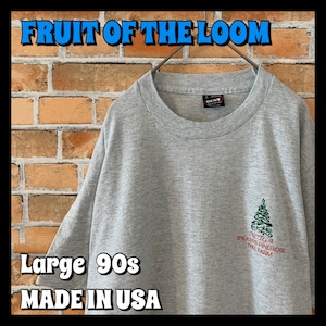 【FRUIT OF THE LOOM】90s バックプリントTシャツ USA製