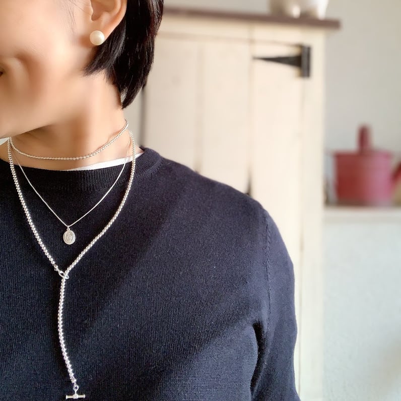 シルバー アクセサリー ロング ネックレス レディーシバー 925 銀 シルバー アクセサリー ロング ネックレス レディーシバー 925 銀