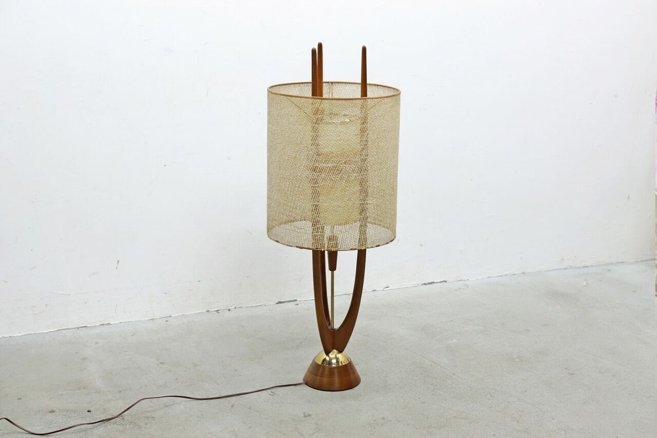 U.S. 60's ヴィンテージ modeline チーク材 フロア テーブル