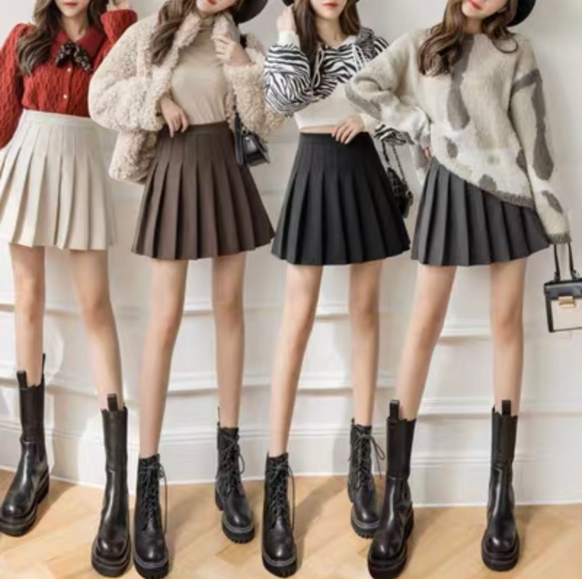 レディースファッション ミニスカート プリーツスカート シンプル オルガンスカート 4色 秋冬コーデ 新作xlまで More Lluze モア ルーゼ レディースファッション ミニスカート プリーツスカート シンプル オルガンスカート 4色 秋冬コーデ 新作xlまで More Lluze モア ルーゼ