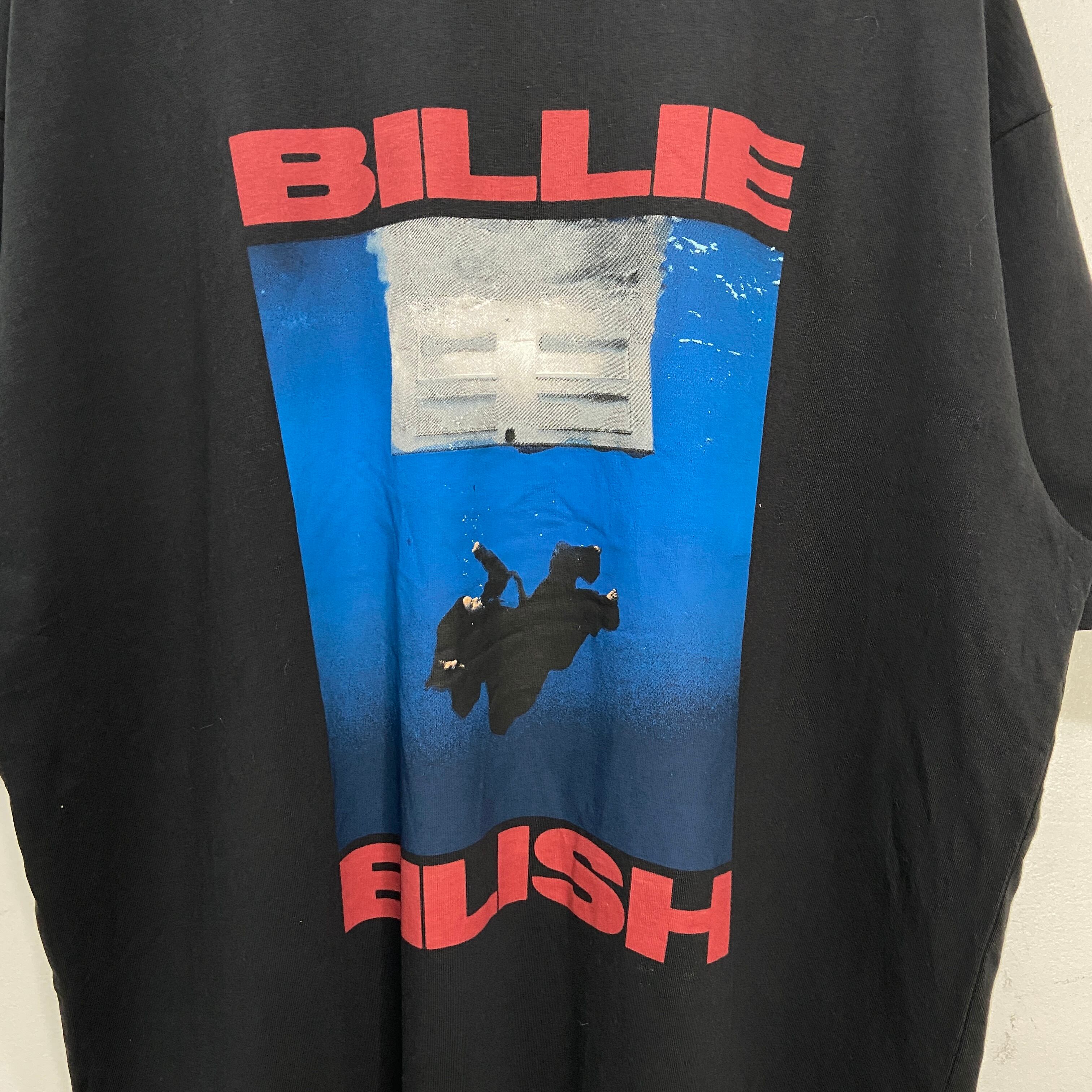 ビリーアイリッシュ タグ付き未使用品 プリントTシャツ 黒 XXL