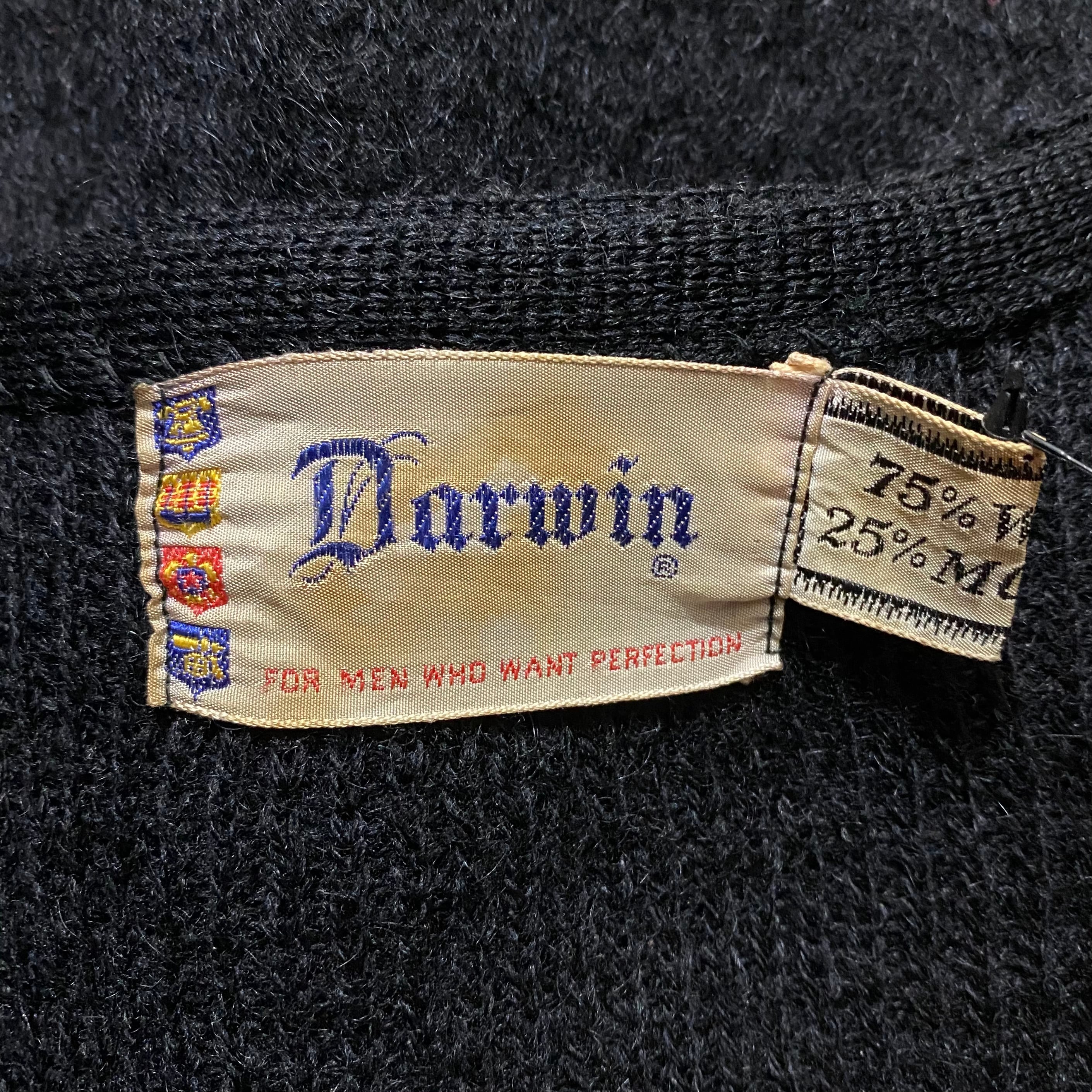 vintage 1960's black mohair cardigan | NOIR ONLINE