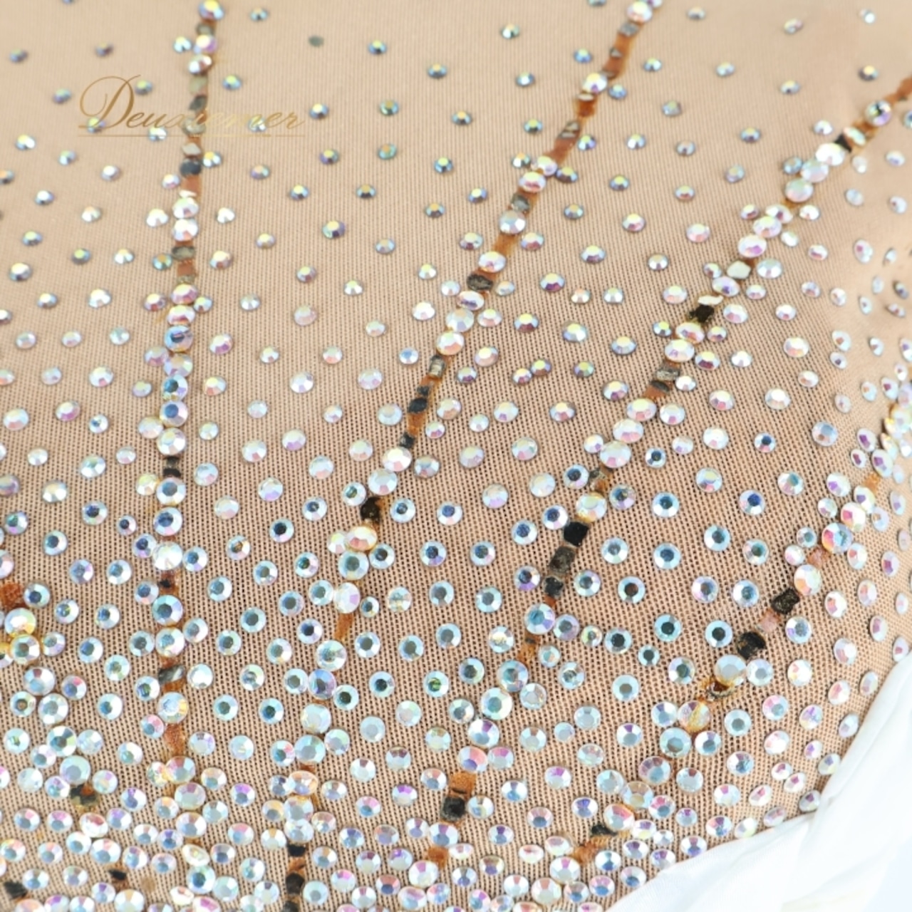 社交ダンス 衣装 クリスアン chrianne スタンダードドレス ワンピース ドレス スタンダード 白 フロート レース ゴージャス デモ 競技 ダンス パーティドレス パーティ イングランド製 発表会 ホワイト系 ストーン エレガント フォーマル おしゃれ かっこいい パフォーマンス用 高級感 競技会用