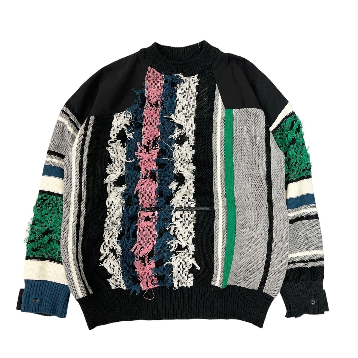 sacai 22SS RAGジャガードニット | A WORD.ONLINE SHOP