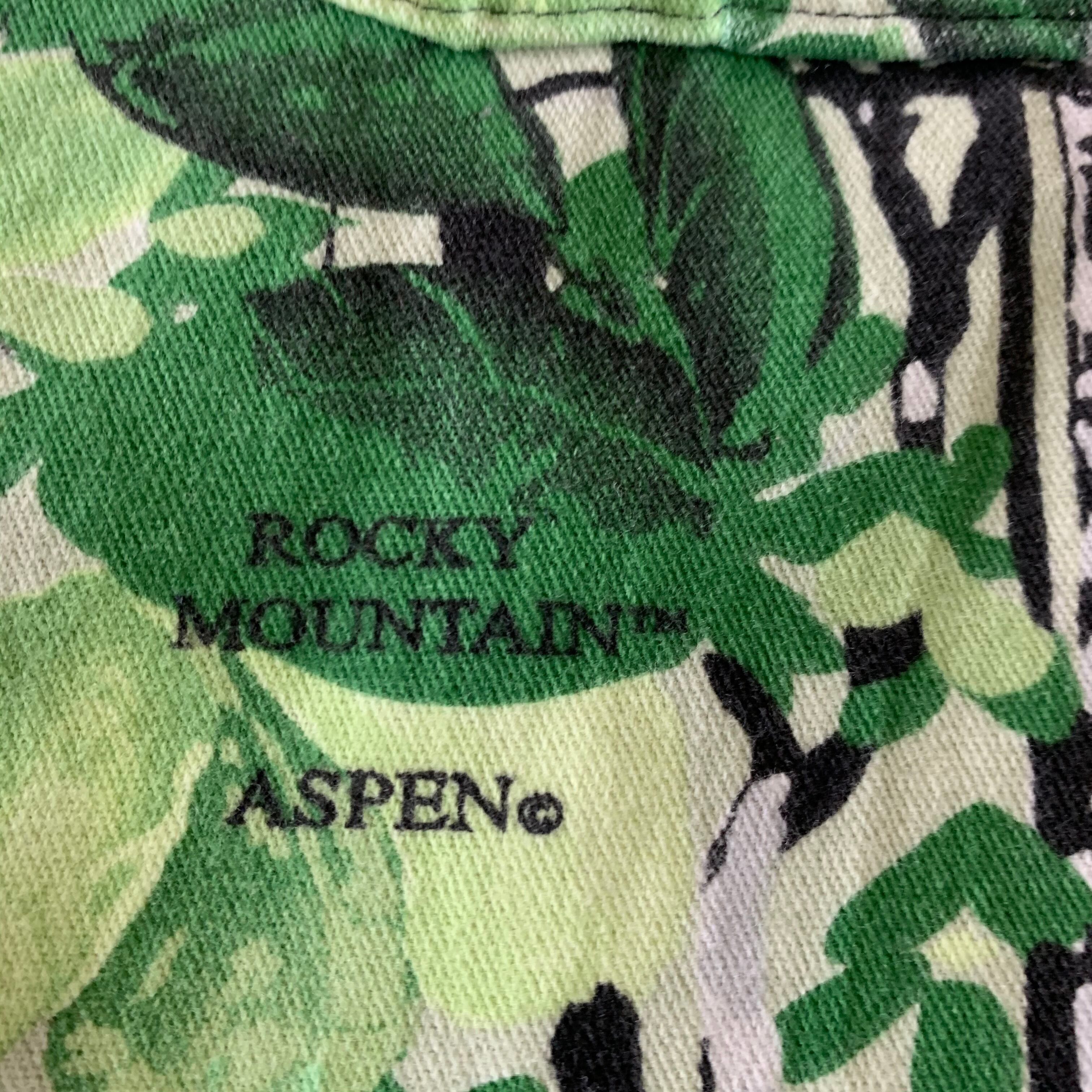 90s Rocky mountain camouflage L/S shirt | What