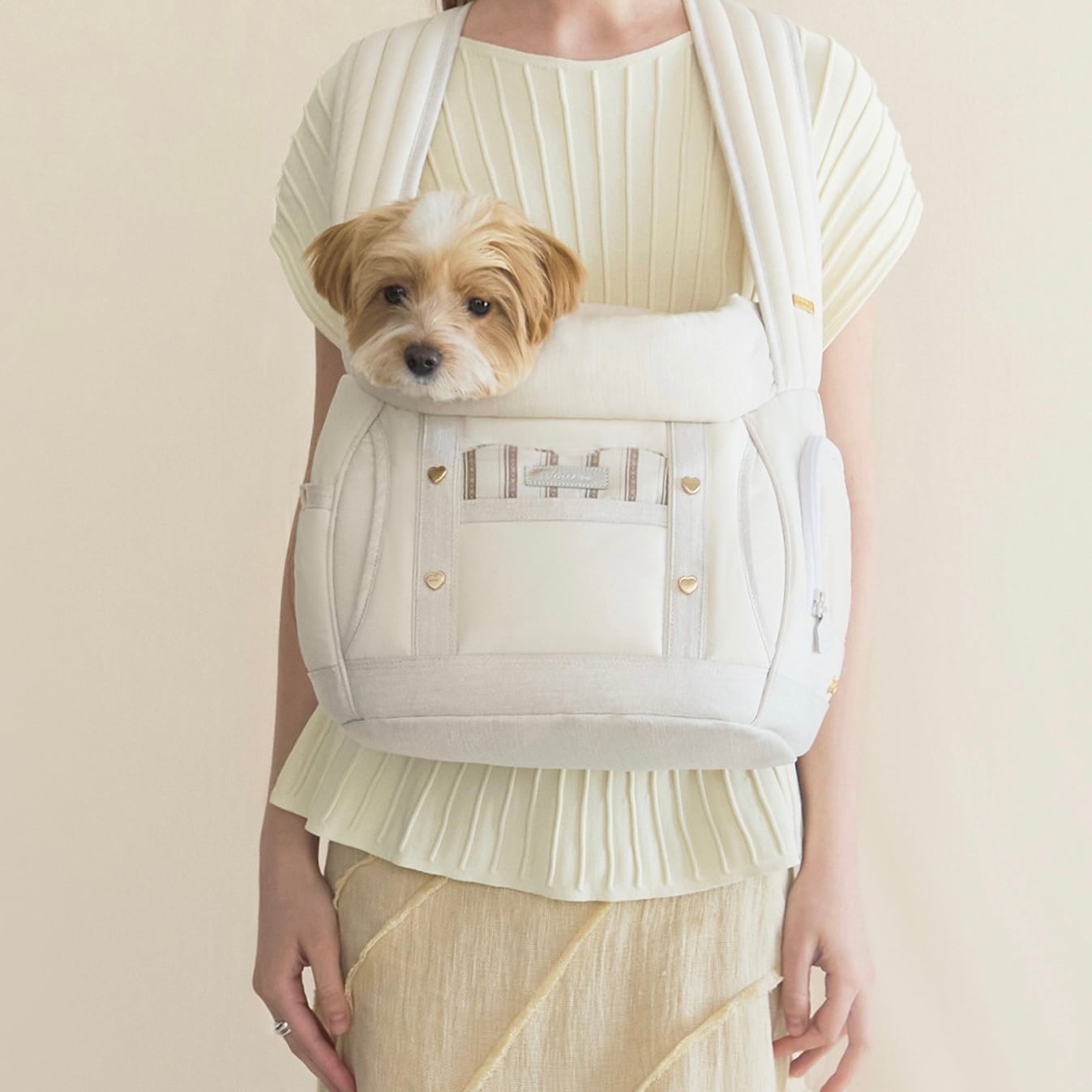 予約【seoru】Front Bag ( beige ) | ropet