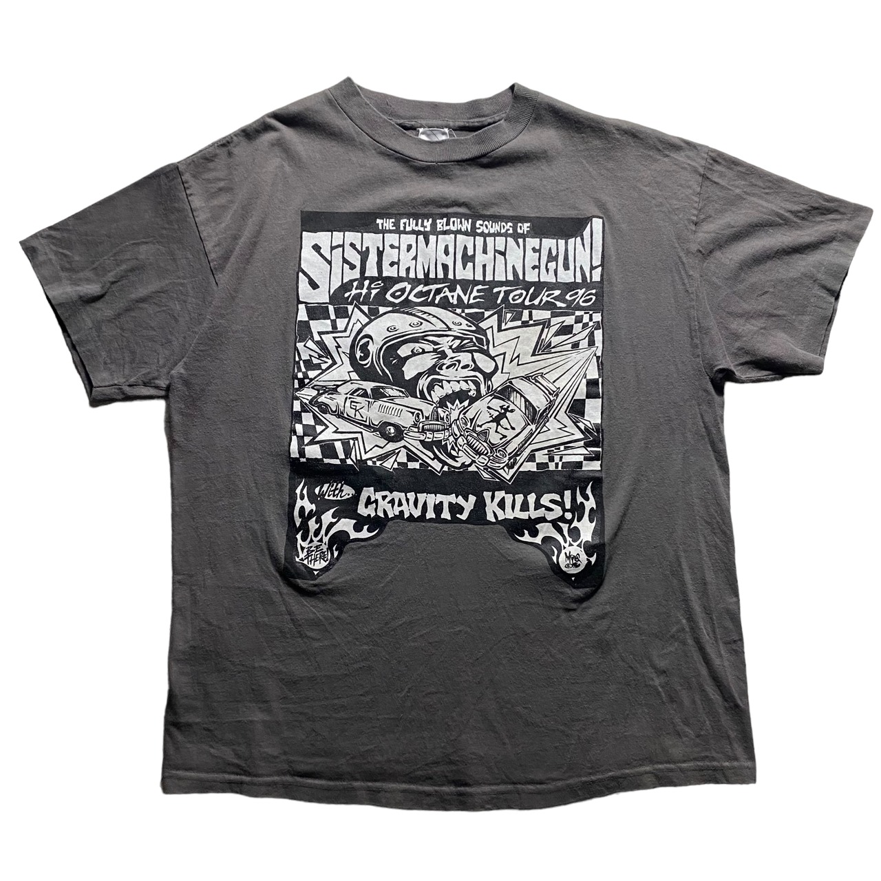 vintage 1996’s SISTER MACHINE GUN & GRAVITY KILLS music tour tee