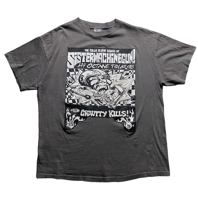 vintage 1996’s SISTER MACHINE GUN & GRAVITY KILLS music tour tee