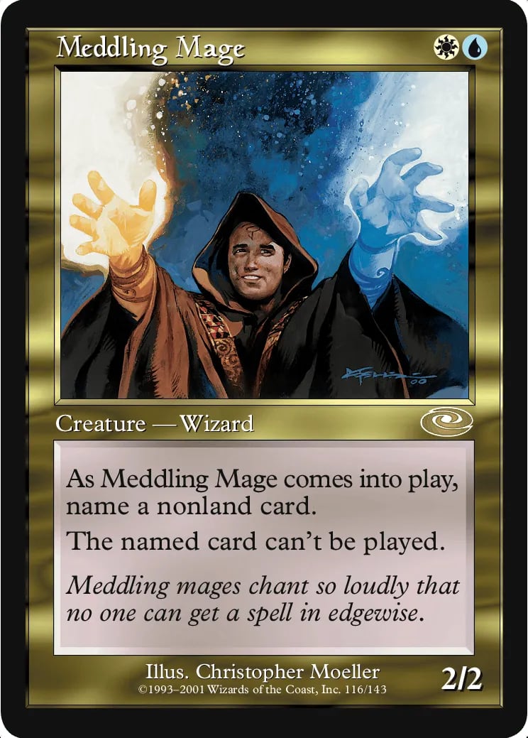 JP)(116) 翻弄する魔道士/Meddling Mage [PLS](MP) | MTG専門店 BellSearch