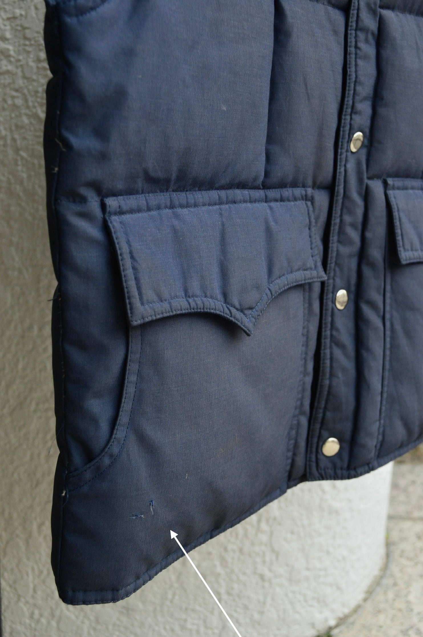 JCPenney 1970's High Neck Down Vest JCペニー 70s ダウンベスト | UOOP