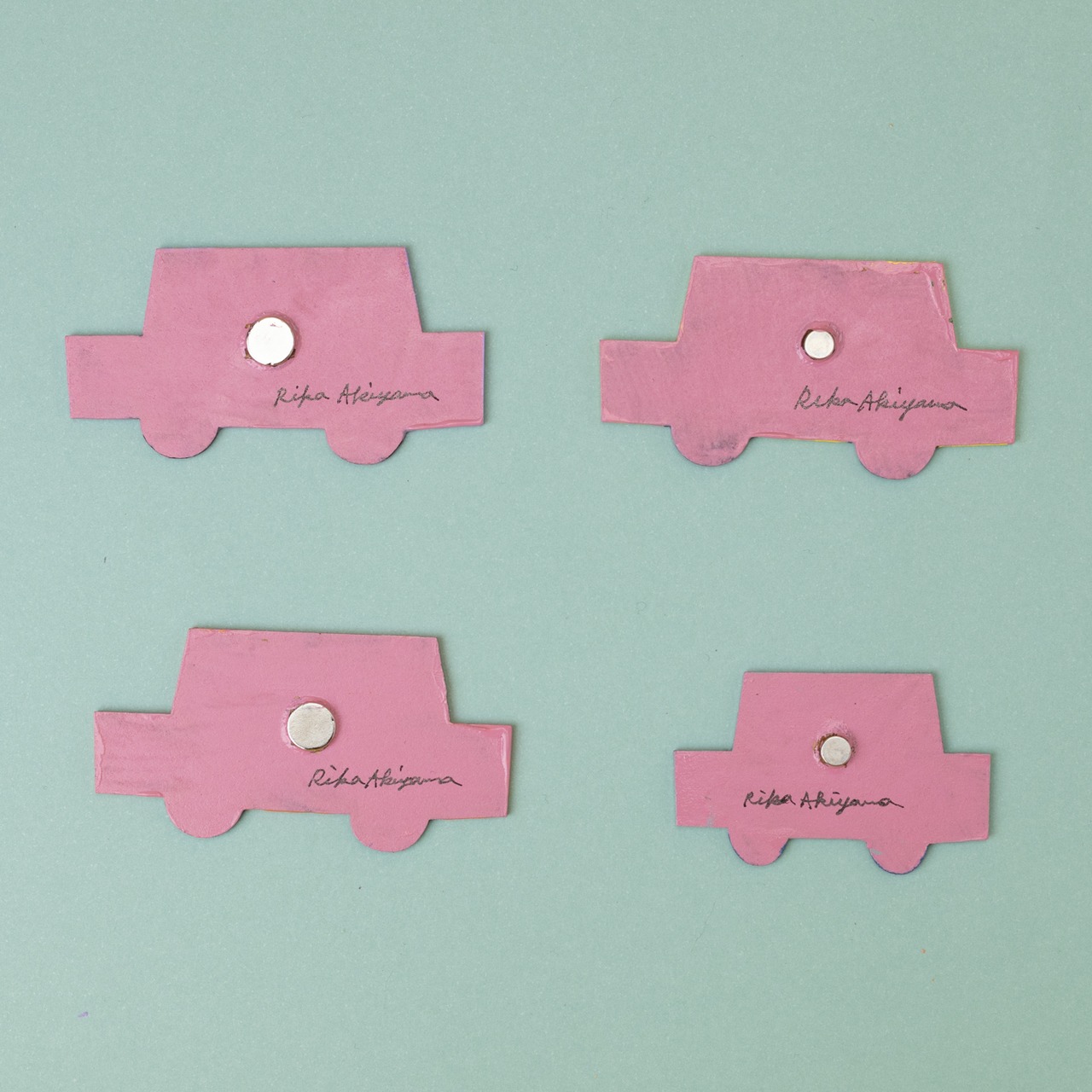 < あきやまりか > 木製パネル作品 - 4