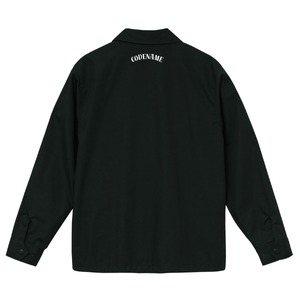 CODENAME by demily「"LOGO" T/C Coach Jacket Black」