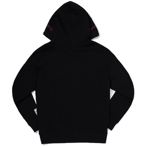 SALE 送料無料【HIPANDA ハイパンダ】メンズ フーディー スウェット MEN'S NINJA BIG SIZE SWEAT SHIRT / BLACK・WINE RED