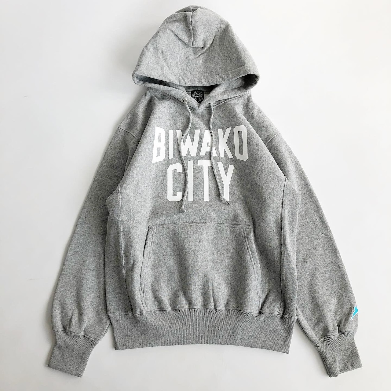 BIWAKO CITY / BASIC LOGO SWEAT PARKA / HEAVY WEIGHT