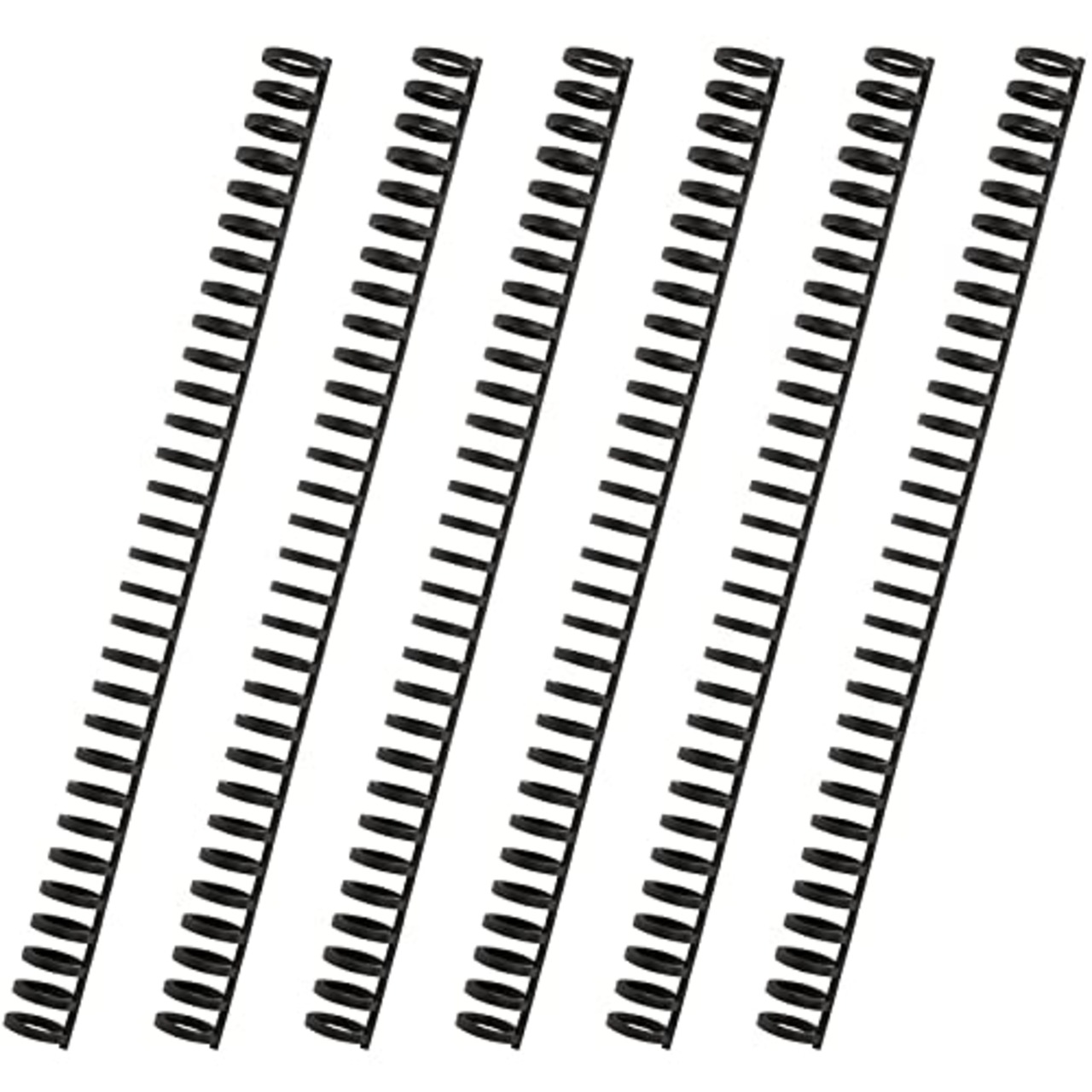 カール事務器(CARL) ルーズリング 綴じ枚数100枚 リング径14mm 6本入 ブラック 日本製 LR-14-K