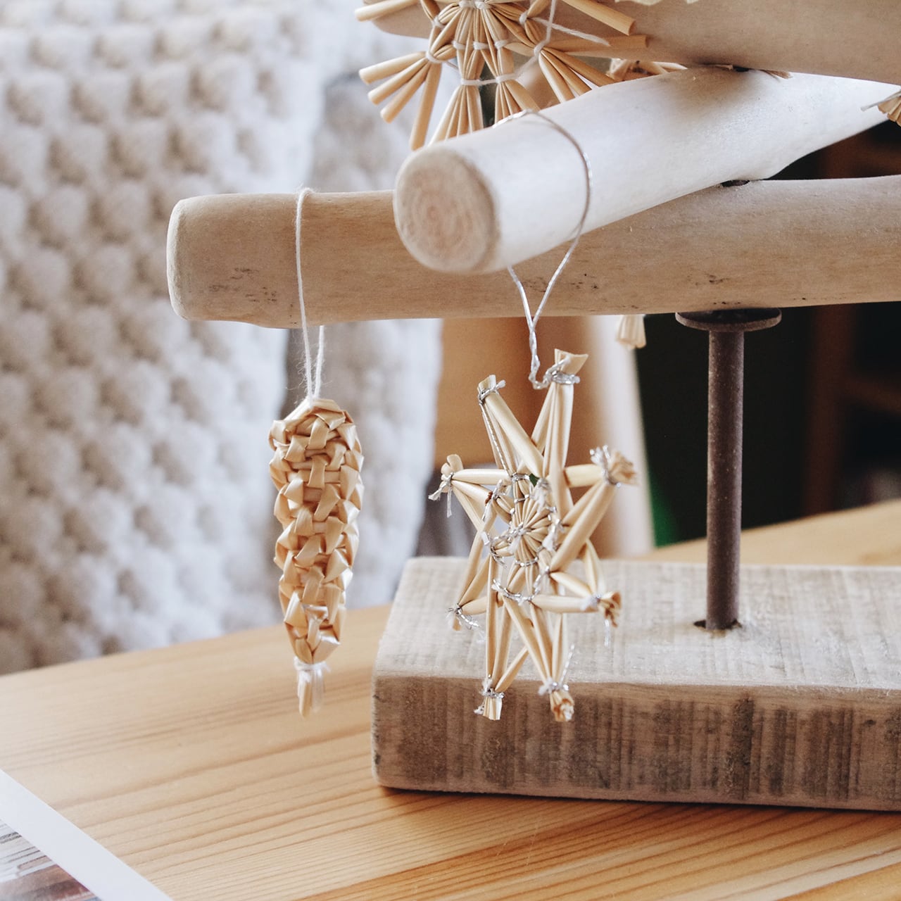 Straw ornament set (40P)