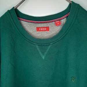 アイゾッド　クルーネック　スウェット　トレーナー　無地　ガゼット　L/G